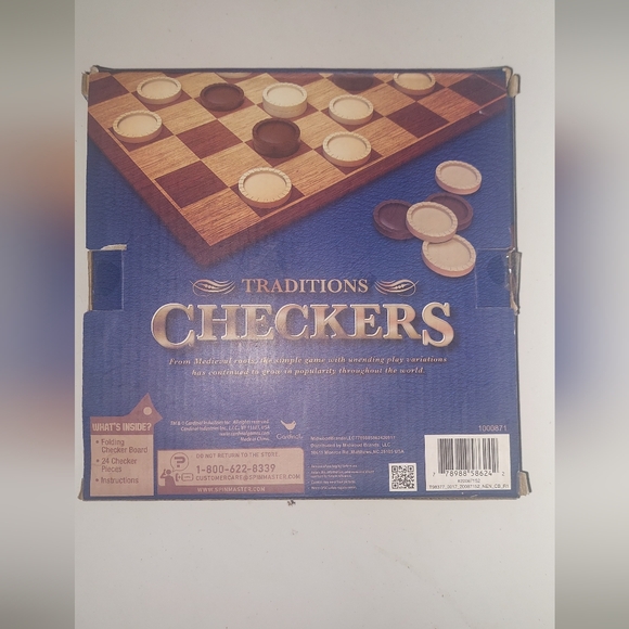 Checkers Board Game - Picture 2 of 4